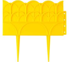 GRINDA 14 х 310 см, желтый, декоративный бордюр для цветников (422223-Y)