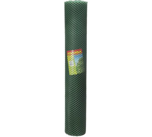 GRINDA 1.63 x 15 м, ячейка ромб 18 х 18 мм, цвет хаки, садовая решетка (422277)