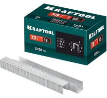 KRAFTOOL скобы тип 73, 12 мм, калибр 20GA. 5000 шт (31773-12)