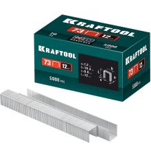 KRAFTOOL скобы тип 73, 12 мм, калибр 20GA. 5000 шт (31773-12)