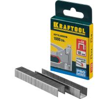 KRAFTOOL скобы тип 53 (A/10/JT21), 10 мм, калибр 23GA. 1000 шт (31670-10)