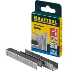 KRAFTOOL скобы тип 53 (A/10/JT21), 10 мм, калибр 23GA. 1000 шт (31670-10)