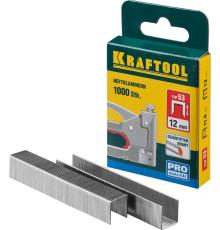 KRAFTOOL скобы тип 53 (A/10/JT21), 12 мм, калибр 23GA. 1000 шт (31670-12)