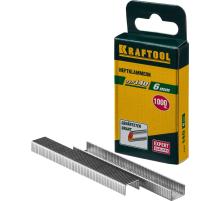 KRAFTOOL скобы тип 140 (G/11/57), 6 мм, калибр 20GA. 1000 шт (31680-06)