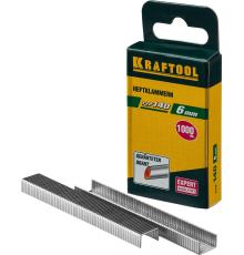 KRAFTOOL скобы тип 140 (G/11/57), 6 мм, калибр 20GA. 1000 шт (31680-06)