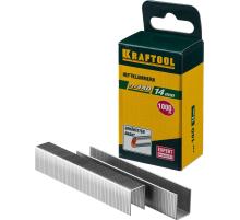 KRAFTOOL скобы тип 140 (G/11/57), 14 мм, калибр 20GA. 1000 шт (31680-14)