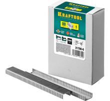 KRAFTOOL скобы тип 80 (BeA/Prebena A/Senco AT), 6 мм, калибр 21GA. 5000 шт (31780-6)
