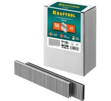 KRAFTOOL скобы тип 55 (90/C), 25 мм, калибр 18GA. 5000 шт (31789-25)