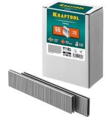 KRAFTOOL скобы тип 55 (90/C), 25 мм, калибр 18GA. 5000 шт (31789-25)