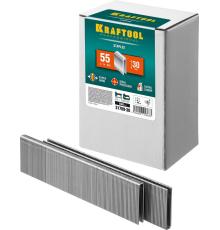 KRAFTOOL скобы тип 55 (90/C), 30 мм, калибр 18GA. 5000 шт (31789-30)
