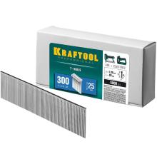 KRAFTOOL гвозди тип 300 (47/J/ F), 25 мм, калибр 18GA. 5000 шт (31785-25)