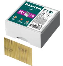KRAFTOOL шпильки тип P0.6, 30 мм, калибр 23GA. 10 000 шт (31786-30)