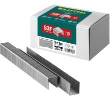 KRAFTOOL скобы тип 53F (D/056), 13 мм, калибр 23GA. 5000 шт (31787-13)
