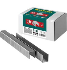 KRAFTOOL скобы тип 53F (D/056), 13 мм, калибр 23GA. 5000 шт (31787-13)