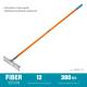 GRINDA PS-12 FIBER, 380 х 100 х 1530 мм, 12 витых зубцов, нержавеющая сталь, фибергласовый черенок, садовые грабли, PROLine (39482-12)