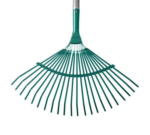 GRINDA PR-40 ALU, 440 х 250 х 1630 мм, 22 плоских зубца, алюминиевый черенок, веерные грабли, PROLine (39586)