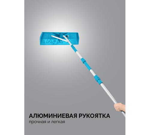 GRINDA скребок для удаления снега с крыши, телескопический,1,9 - 5,8 м, 620 мм, PROLine (39945)
