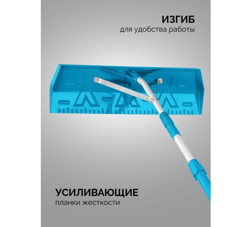 GRINDA скребок для удаления снега с крыши, телескопический,1,9 - 5,8 м, 620 мм, PROLine (39945)