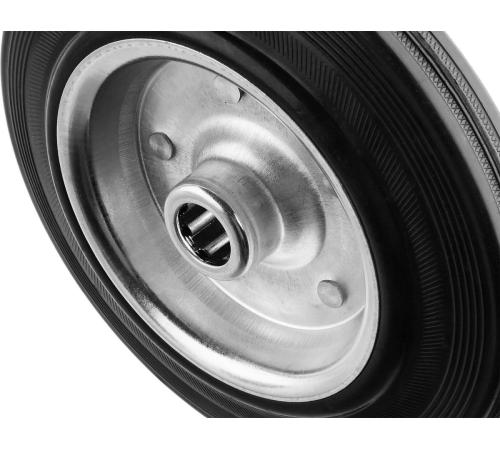ЗУБР d 100 мм, г/п 70 кг, игольчатый подшипник, резина/металл, колесо, Профессионал (30936-100)