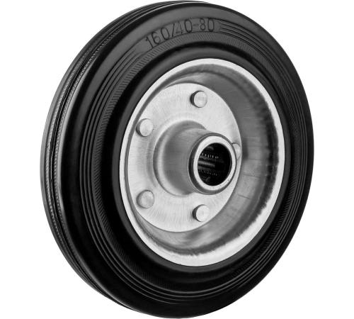 ЗУБР d 160 мм, г/п 145 кг, игольчатый подшипник, резина/металл, колесо, Профессионал (30936-160)