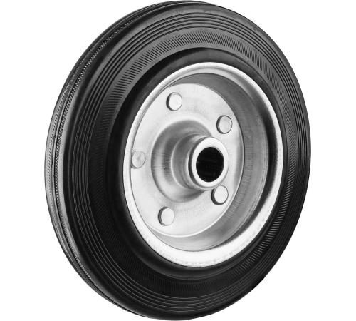 ЗУБР d 200 мм, г/п 185 кг, игольчатый подшипник, резина/металл, колесо, Профессионал (30936-200)