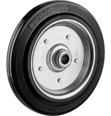 ЗУБР d 250 мм, г/п 210 кг, игольчатый подшипник, резина/металл, колесо, Профессионал (30936-250)