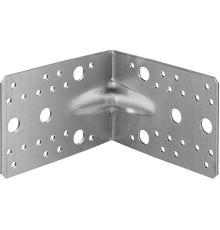 ЗУБР УКУ-2.0, 90 x 130 x 130 x 2 мм, цинк, усиленный крепежный уголок (310116-90-130)