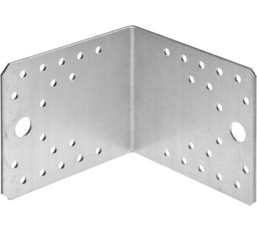 ЗУБР УК-2.0, 90 x 105 x 105 x 2 мм, цинк, крепежный уголок (310126-90-105)