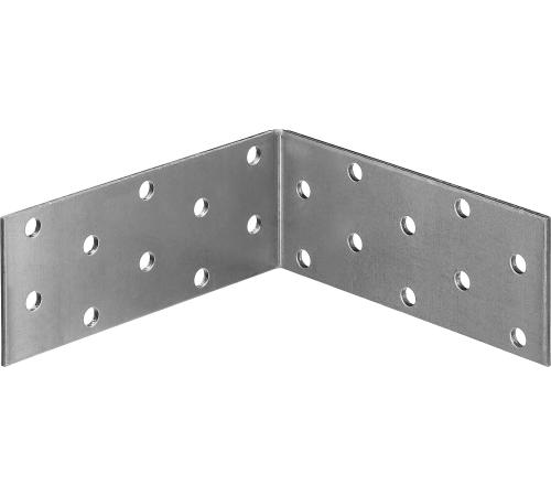 ЗУБР УКР-2.0, 40 x 100 x 100 x 2 мм, цинк, равносторонний крепежный уголок (310206-040-100)