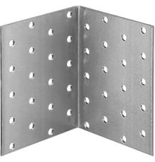 ЗУБР УКР-2.0, 100 x 80 x 80 x 2 мм, цинк, равносторонний крепежный уголок (310206-100-080)