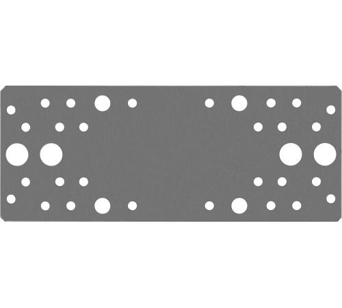 ЗУБР КП-2.0, 200 x 80 x 2 мм, цинк, крепежная пластина (310236-200-80)