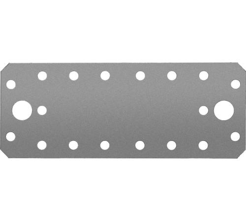 ЗУБР КП-2.5, 140 x 55 x 2.5 мм, цинк, крепежная пластина (31023-140)