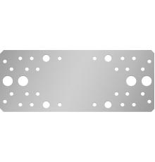 ЗУБР КП-2.5, 200 x 80 x 2.5 мм, цинк, крепежная пластина (31023-200)