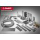 ЗУБР 110 x 110 x 250 мм x М24, цинк, анкерная регулировочная стойка (310266-110)