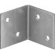ЗУБР УМШ-1.5, 40 x 40 x 40 x 1.5 мм, белый цинк, широкий мебельный уголок (31034-40)