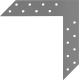 ЗУБР УС-2.0, 175 x 175 x 35 x 2 мм, угловой соединитель (31044-175)