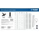 ЗУБР КС-Ч1, 2.5 x 80 мм, нейлон РА66, 100 шт, черные, кабельные стяжки, Профессионал (309030-25-080)