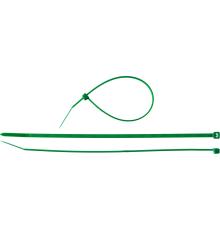 ЗУБР КС-З1, 2.5 x 150 мм, нейлон РА66, 100 шт, зеленые, кабельные стяжки, Профессионал (309060-25-150)