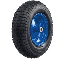 ЗУБР КПВ-1, 6.5″ х 390 мм, для тачки (арт. 39907), стальной диск, подшипник - 16 мм, пневматическое колесо, Профессионал (39902-1)