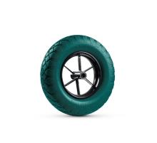 KRAFTOOL MAXDrive на спицевом диске, 4.80/4.00-8 х 380 мм, для тачек (арт. 39860, 39862), подшипник - 20 мм, колесо полиуретановое для тачек (39869)