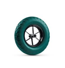 KRAFTOOL MAXDrive на спицевом диске, 4.80/4.00-8 х 380 мм, для тачек (арт. 39860, 39862), подшипник - 20 мм, колесо полиуретановое для тачек (39869)
