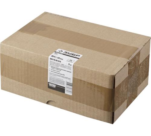 ЗУБР DIN 965, кл. пр. 4.8, M4 х 10 мм, цинк, 5 кг, винт с потайной головкой (303110-04-010)