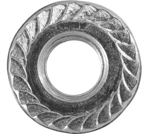 ЗУБР DIN 6923, кл. пр. 6, M6, цинк, 5 кг, гайка с фланцем (303630-06)
