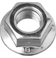 ЗУБР DIN 6923, кл. пр. 6, M12, цинк, 5 кг, гайка с фланцем (303630-12)