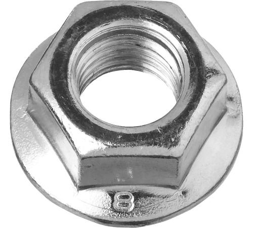 ЗУБР DIN 6923, кл. пр. 6, M12, цинк, 5 кг, гайка с фланцем (303630-12)