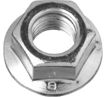 ЗУБР DIN 6923, кл. пр. 8, M14, цинк, 5 кг, гайка с фланцем (303630-14)