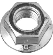 ЗУБР DIN 6923, кл. пр. 8, M14, цинк, 5 кг, гайка с фланцем (303630-14)