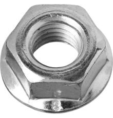 ЗУБР DIN 6923, кл. пр. 6, M10, цинк, 4 шт, гайка с фланцем (303636-10)