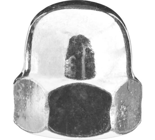 ЗУБР DIN 1587, M10, цинк, 5 кг, колпачковая гайка (303680-10)