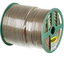 STAYER 6 мм, L 150 м, стальной трос в полимерной оболочке (30410-60)